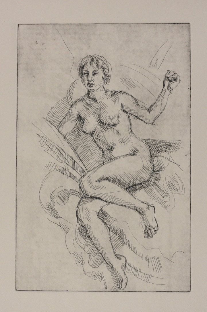 untitled; etching, 25 x 16 cm, 2018